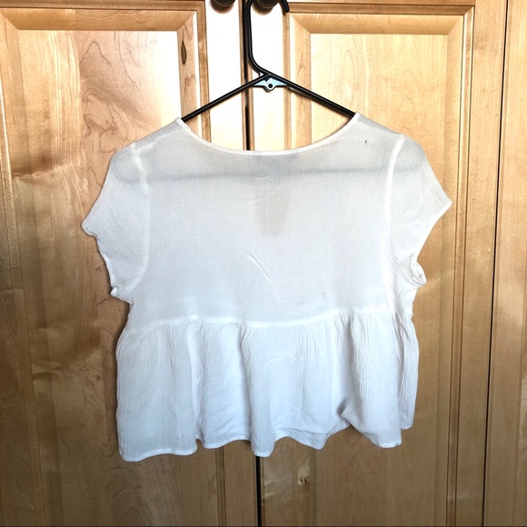 White Peasant Tee - Picture 2 of 3